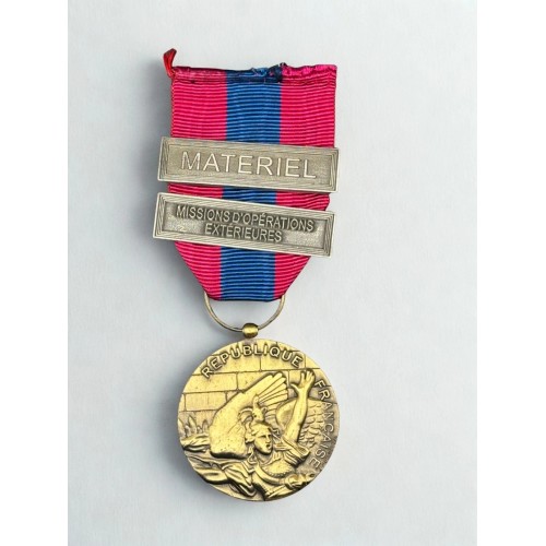 Médaille de la Défense Nationale - Bronze - Agrafe Matériel + MOE