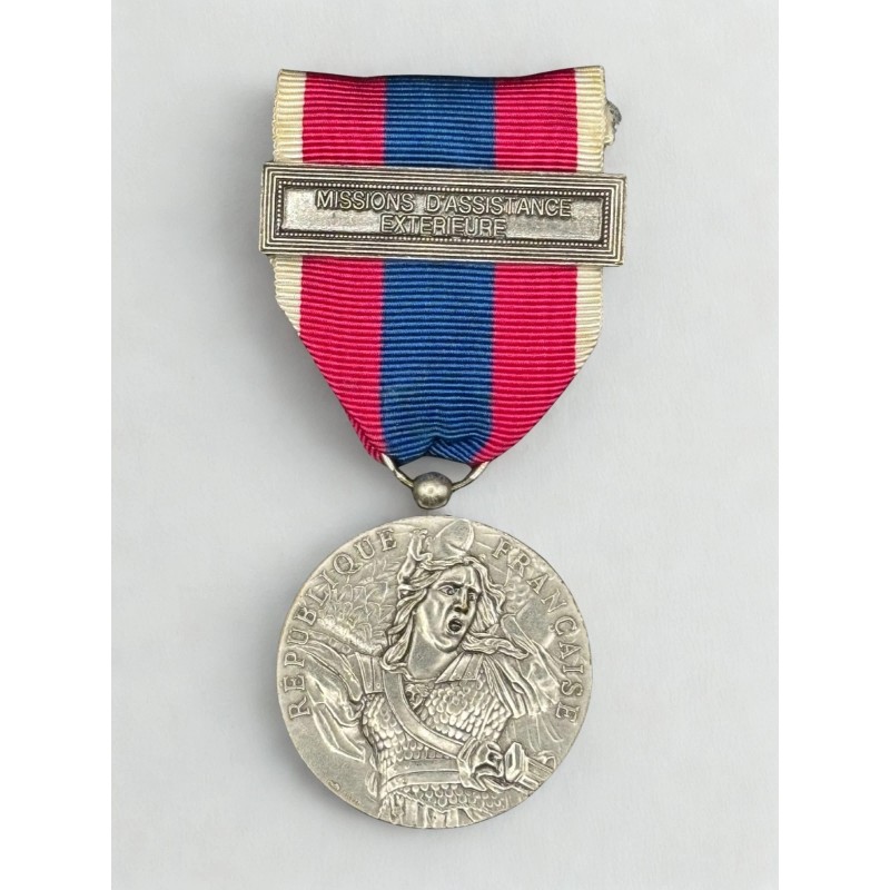 Médaille de la Défense Nationale - Argent - Agrafe MAE