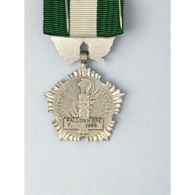 Médaille d’honneur départementale et communale
