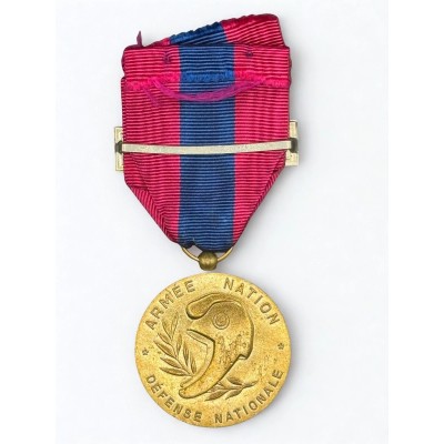 Médaille de la Défense Nationale - Bronze - Agrafe Artillerie