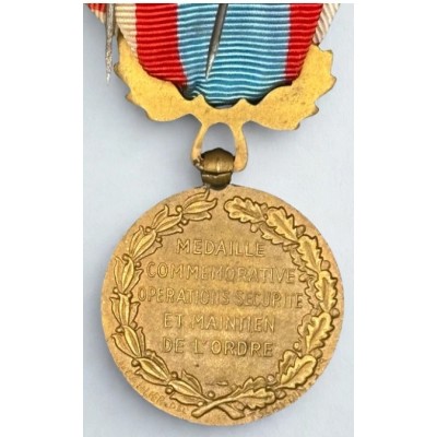 Médaille commémorative des opérations de sécurité et de maintien de l’ordre