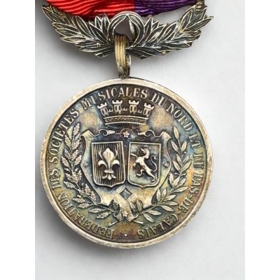 Médaille des fédérations des sociétés musicales du Nord et Pas-De-Calais