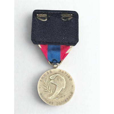 Médaille de la Défense Nationale - Argent - Agrafe Artillerie