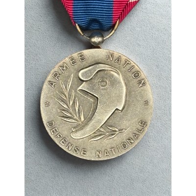 Médaille de la Défense Nationale - Argent - Agrafe Artillerie