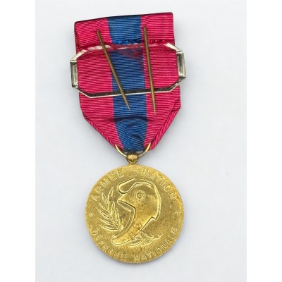 Médaille de la Défense Nationale - Bronze - Agrafe Artillerie